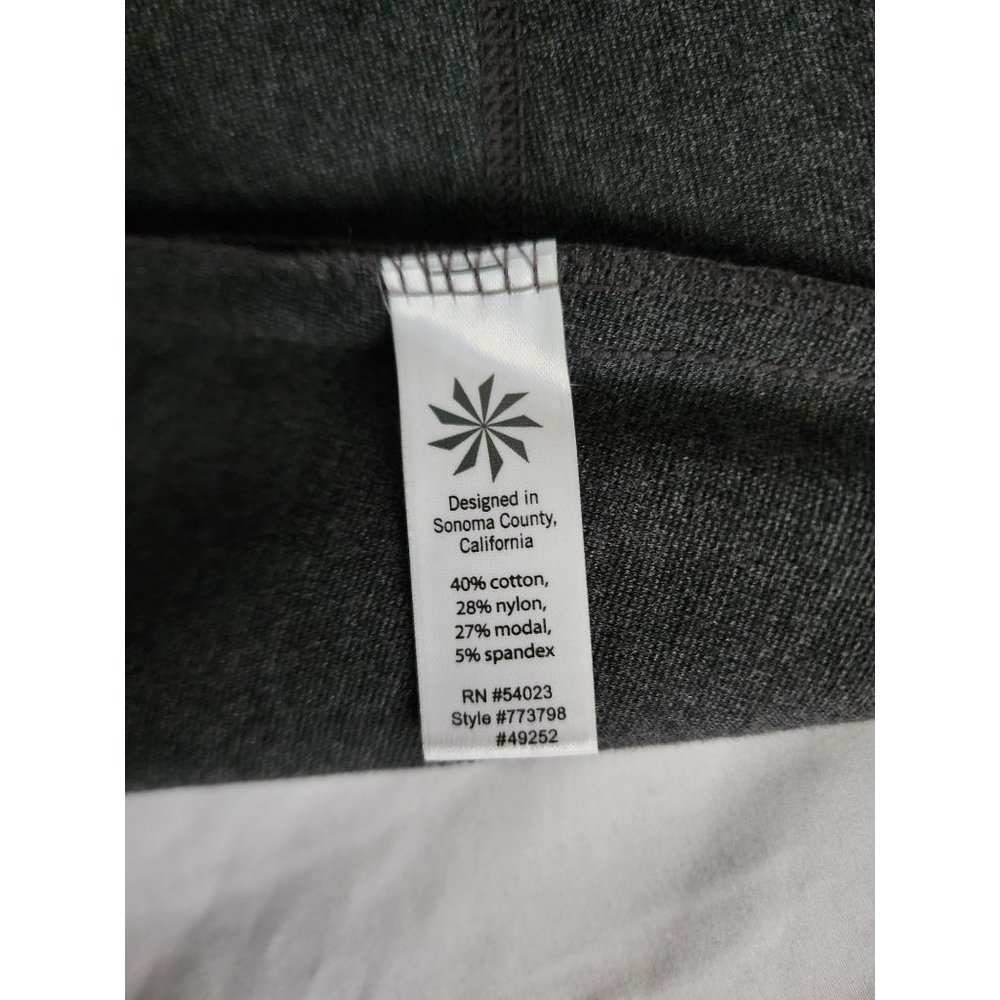 Athleta Strata Women's Gray A-Line Zipper Pockets Ponte Mini Skirt Petite Sz MP - Picture 7 of 11